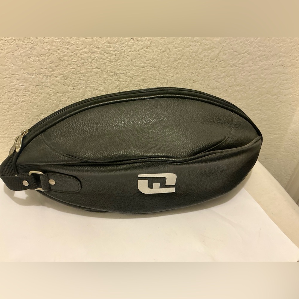 FootJoy Black Leather shoe bag
